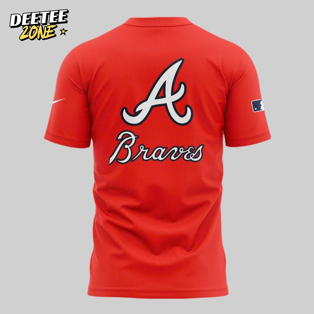 Atlanta Braves Peach Up A-Town Down Special Tee Atlanta Braves Peach Up A-Town Down Special Tee
