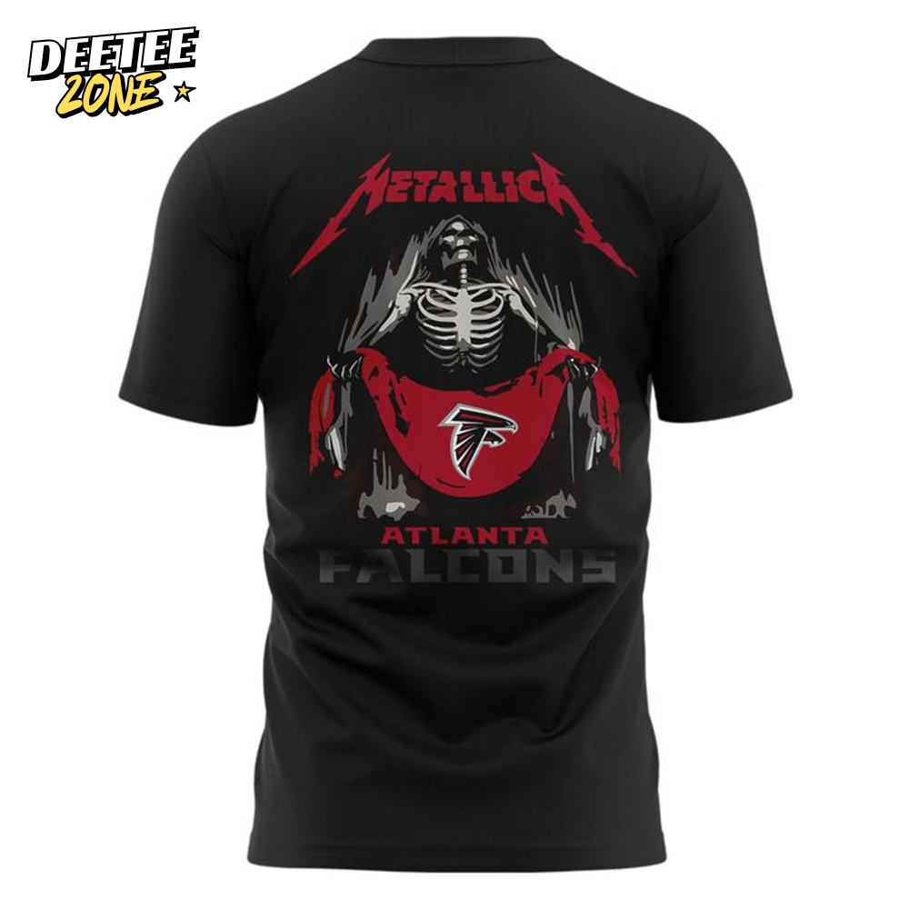 Atlanta Falcons Metallica M72 Tour at Mercedes-Benz Stadium Black Shirt Atlanta Falcons Metallica M72 Tour at Mercedes-Benz Stadium Black Shirt