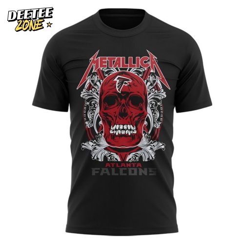 Atlanta Falcons Metallica M72 Tour at Mercedes-Benz Stadium Black Shirt