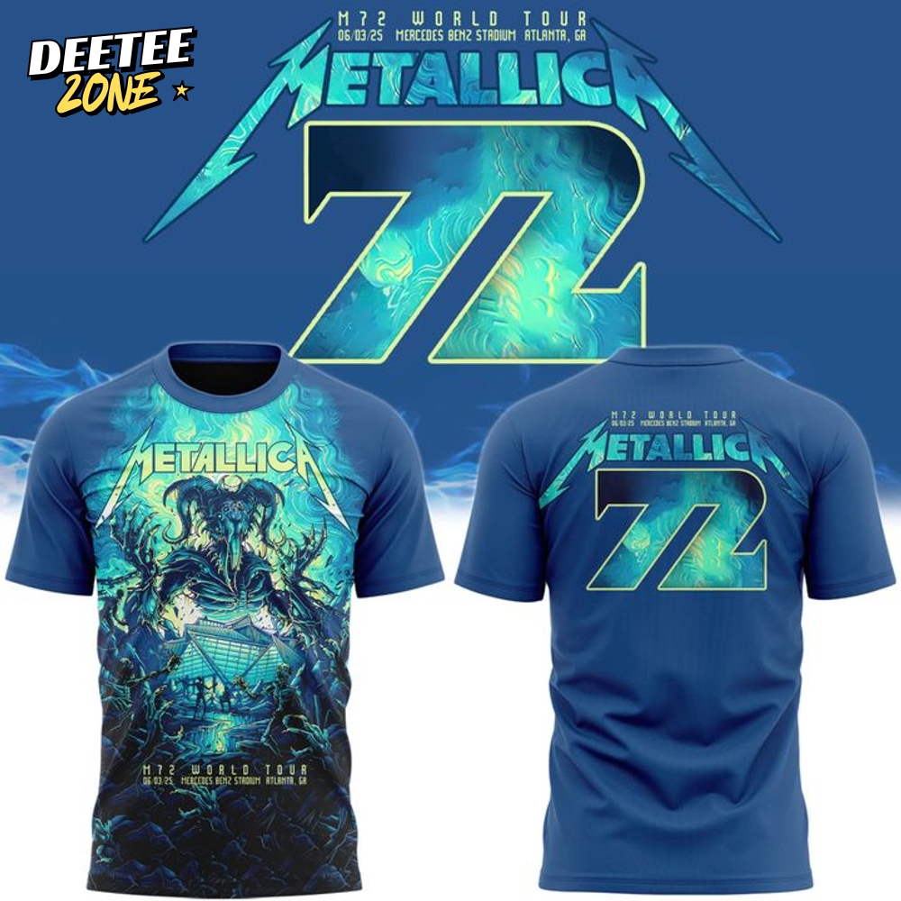 Atlanta Falcons Metallica M72 Tour at Mercedes-Benz Stadium Special Tee Atlanta Falcons Metallica M72 Tour at Mercedes-Benz Stadium Special Tee