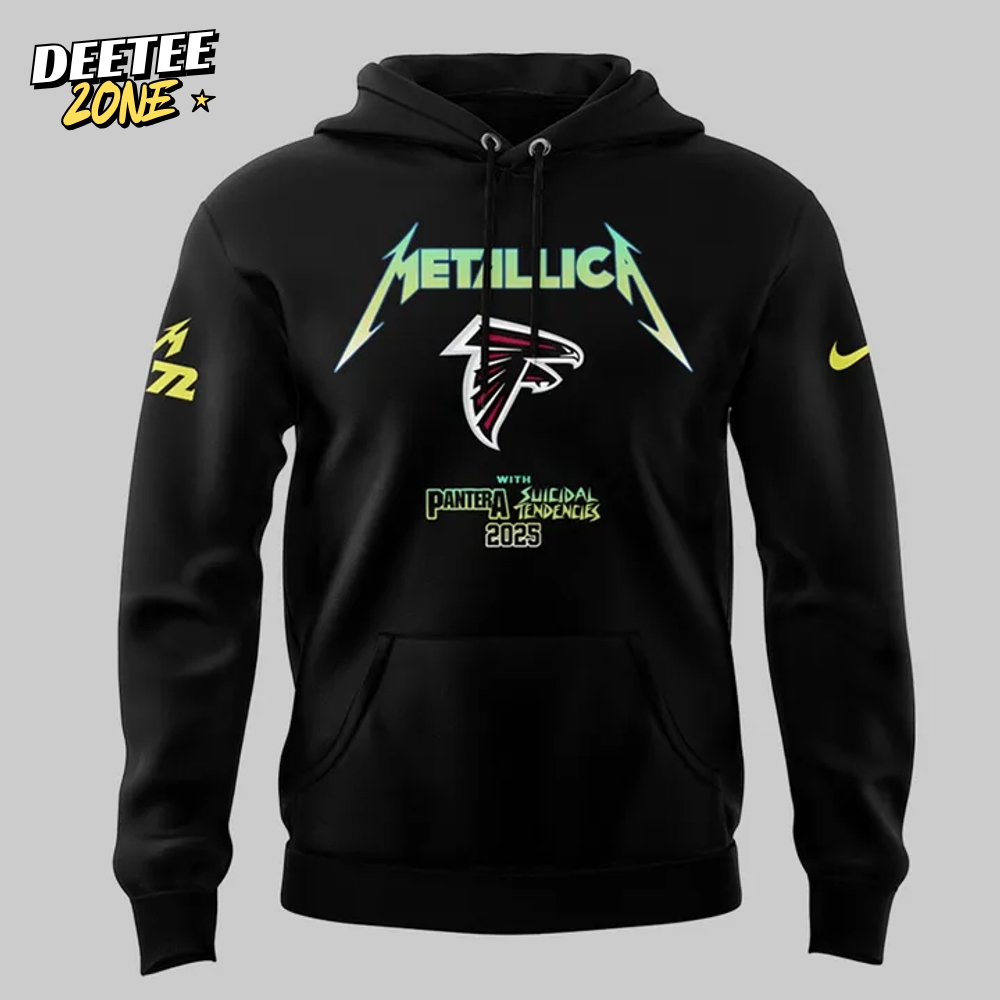 Atlanta Falcons x Metallica M72 World Tour With Pantera And Suicidal Tendencies Special Hoodie Atlanta Falcons x Metallica M72 World Tour With Pantera And Suicidal Tendencies Special Hoodie