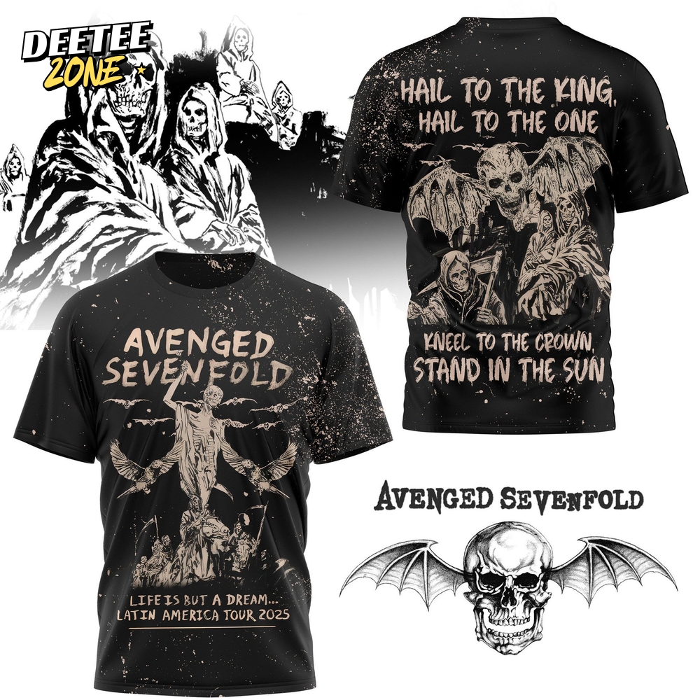 Avenged Sevenfold Latin America Tour 2025 Special Shirt Avenged Sevenfold Latin America Tour 2025 Special Shirt
