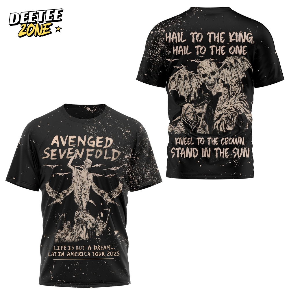 Avenged Sevenfold Latin America Tour 2025 Special Shirt Avenged Sevenfold Latin America Tour 2025 Special Shirt