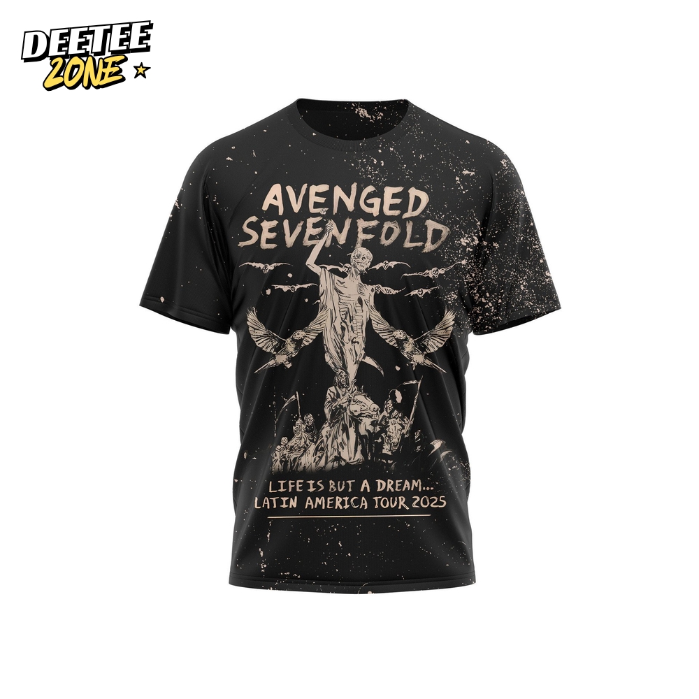 Avenged Sevenfold Latin America Tour 2025 Special Shirt Avenged Sevenfold Latin America Tour 2025 Special Shirt