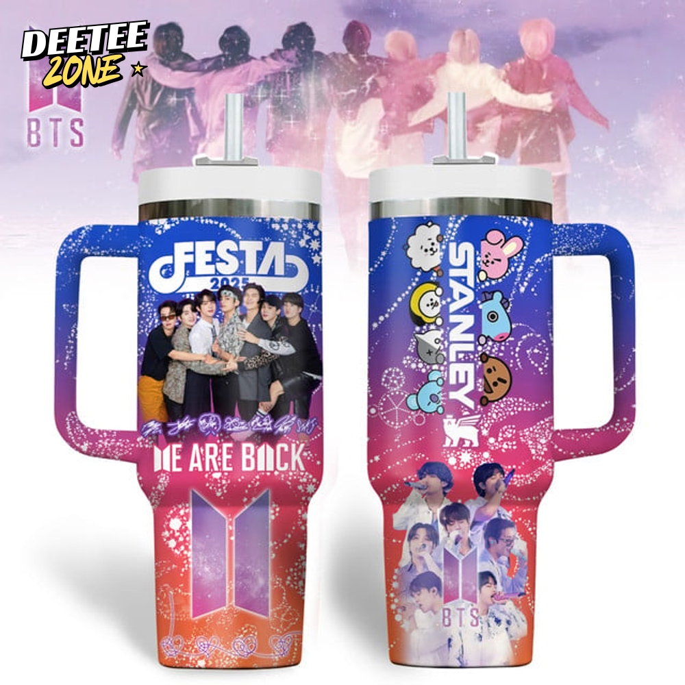 BTS Festa 2025 We Are Back 40 oz Stanley Tumbler