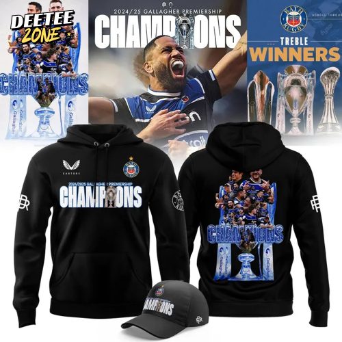 Bath Rugby 2025 Gallagher Premiership Champions Special Hoodie Set