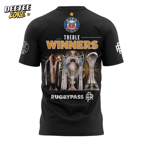Bath Rugby Premiership Champions 2025 Treble Winners Shirt