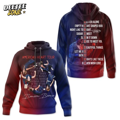 Benson Boone American Heart Tour 2025 Hoodie