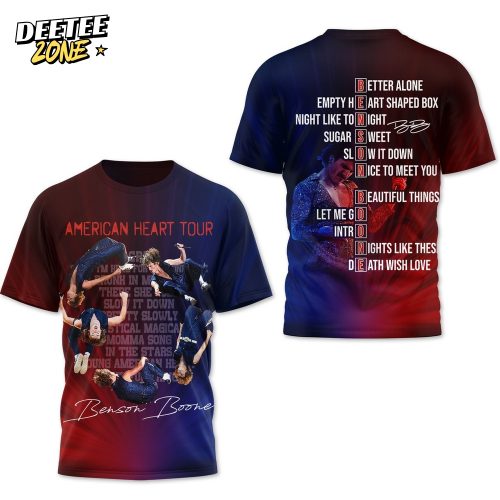 Benson Boone American Heart Tour 2025 Shirt