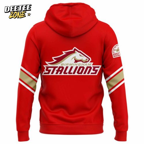 Birmingham Stallions Football Special New 2025 Red Hoodie