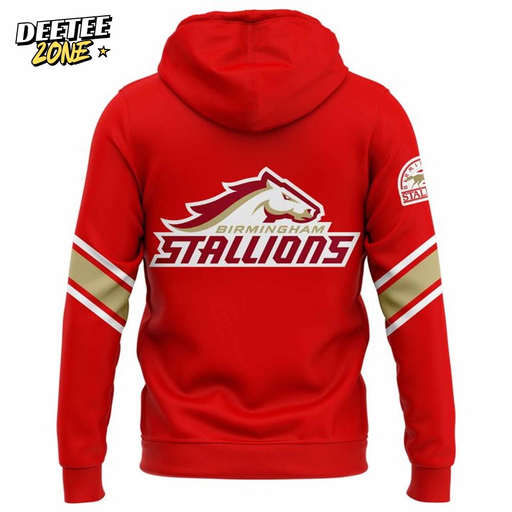 Birmingham Stallions Football Special New 2025 Red Hoodie Birmingham Stallions Football Special New 2025 Red Hoodie