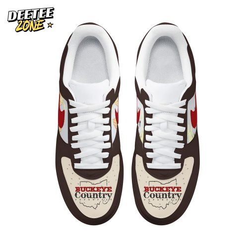 Buckeye Country Super Fest 2025 Premium Air Force 1 Sneakers