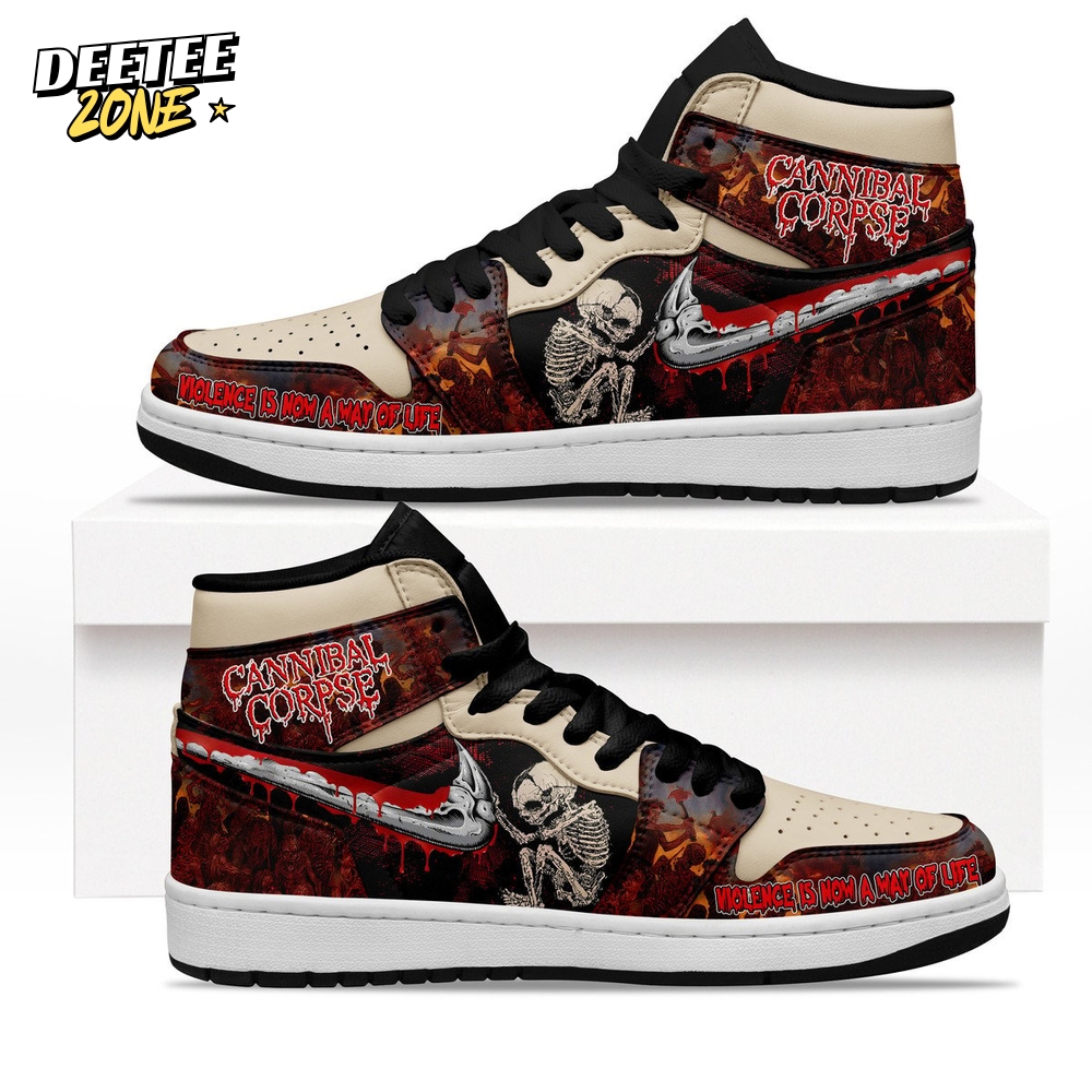 Cannibal Corpse Band North American 2025 Tour Air Jordan 1 Cannibal Corpse Band North American 2025 Tour Air Jordan 1