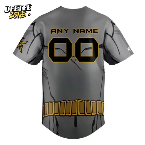 Cedar Rapids Kernels x Batman Night Personalized Baseball Jersey