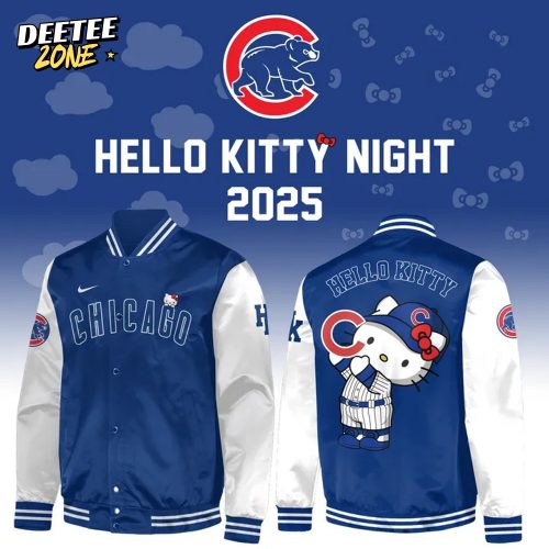 Chicago Cubs x Hello Kitty 2025 Limited Edition Baseball Jacket