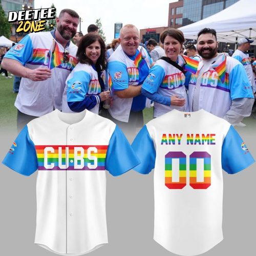Chicago Cubs x Pride 25 Custom Baseball Jersey