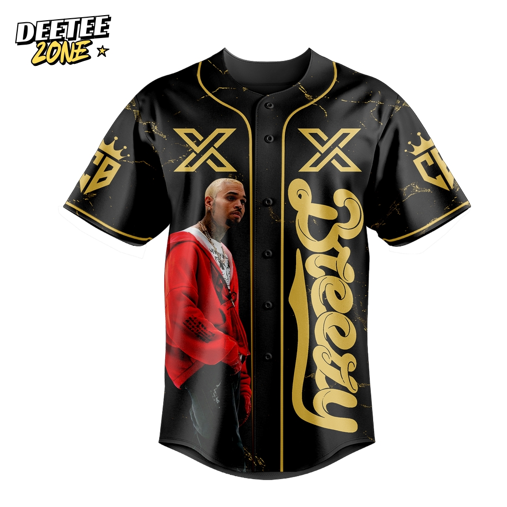 Chris Brown Breezy Signature Special Black Baseball Jersey Chris Brown Breezy Signature Special Black Baseball Jersey