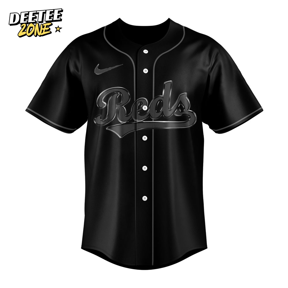 Cincinnati Reds "Back to Black" Special Baseball Jersey Cincinnati Reds "Back to Black" Special Baseball Jersey