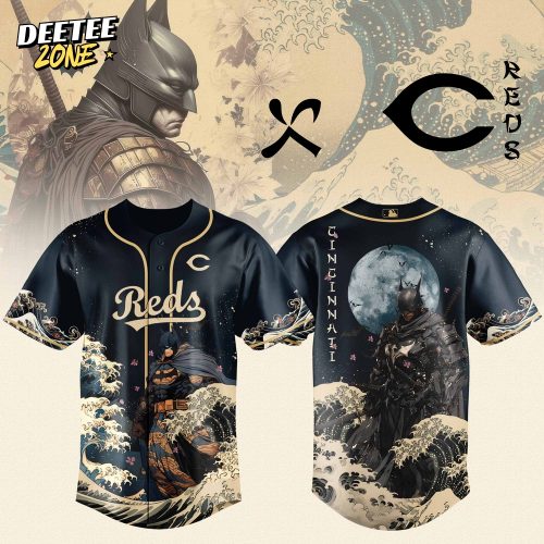 Cincinnati Reds MLB x Batman The legend of Gotham Jersey 2025