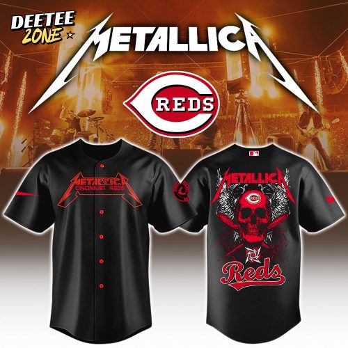 Cincinnati Reds MLB x Metallica Jersey Limited Edition