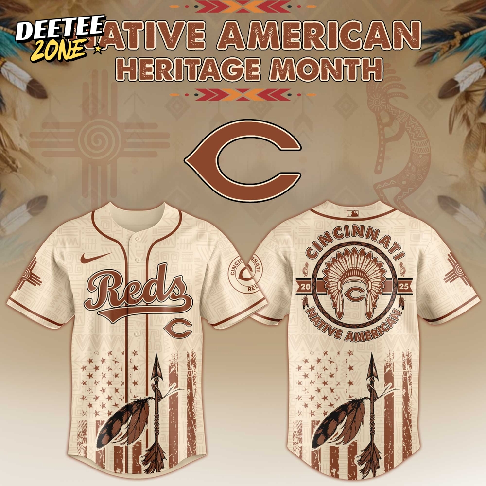 Cincinnati Reds MLB x Native American Heritage Month Jersey 2025 Cincinnati Reds MLB x Native American Heritage Month Jersey 2025