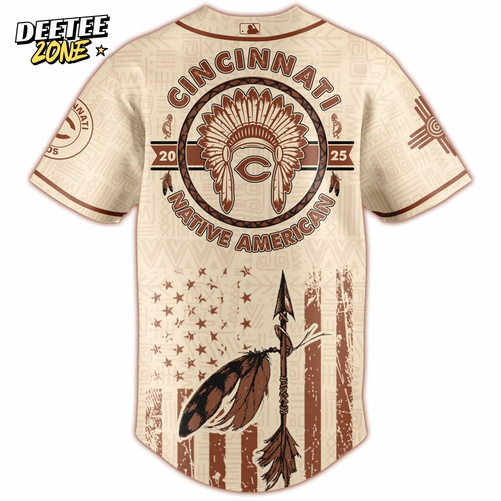 Cincinnati Reds MLB x Native American Heritage Month Jersey 2025 Cincinnati Reds MLB x Native American Heritage Month Jersey 2025