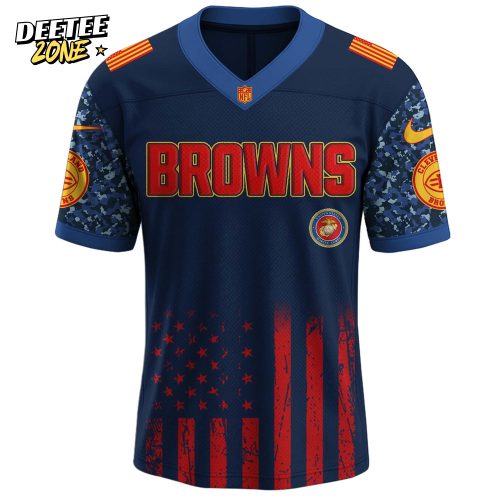 Cleveland Browns NFL x U.S.M.C 250th Birthday Celebration Jersey