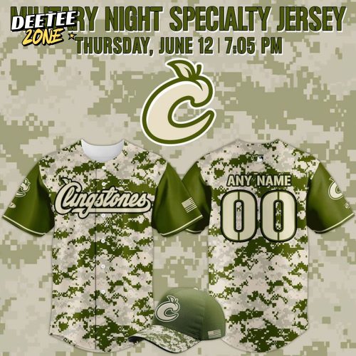 Columbus Clingstones x Military Night 2025 Personalized Baseball Jersey