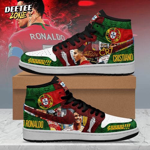 Cristiano Ronaldo 2025 UEFA Nations League Champions Air Jordan 1 Sneakers