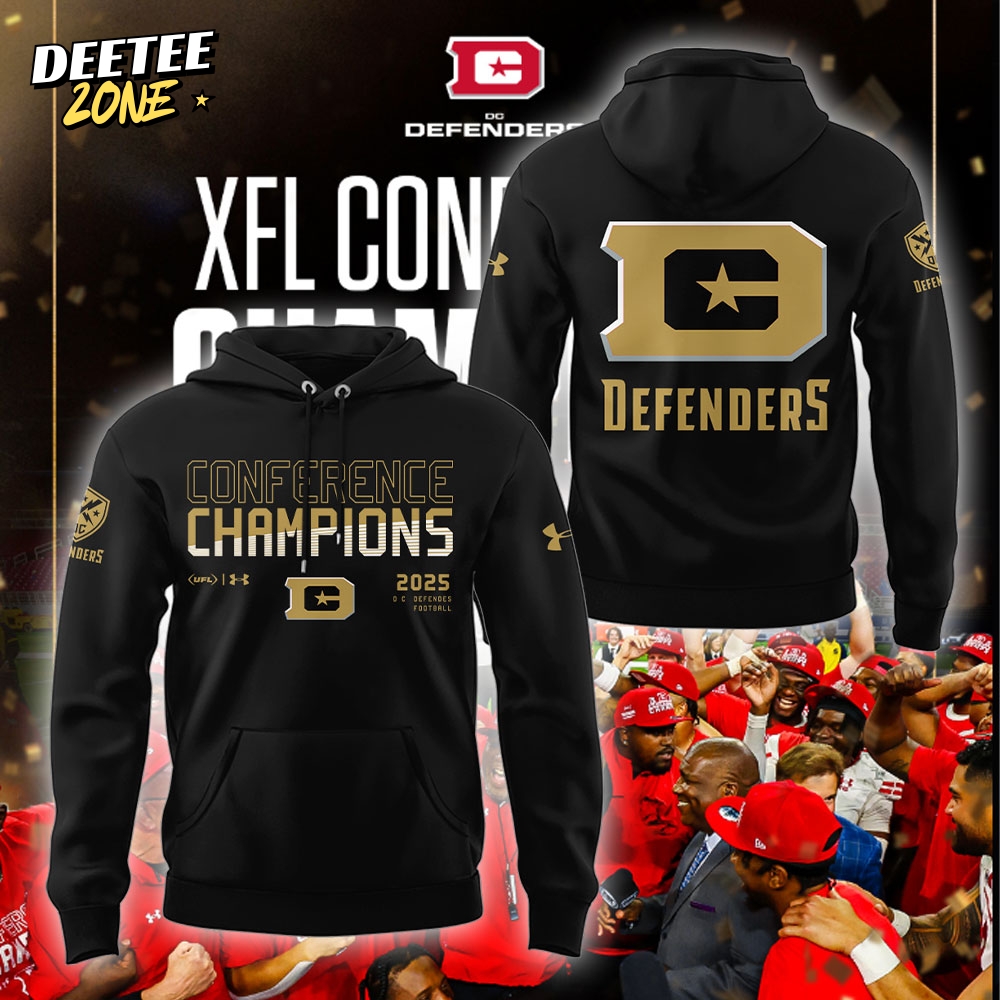 D.C. Defenders x Commander in Chief of the XFL Conference Special Black Hoodie D.C. Defenders x Commander in Chief of the XFL Conference Special Black Hoodie