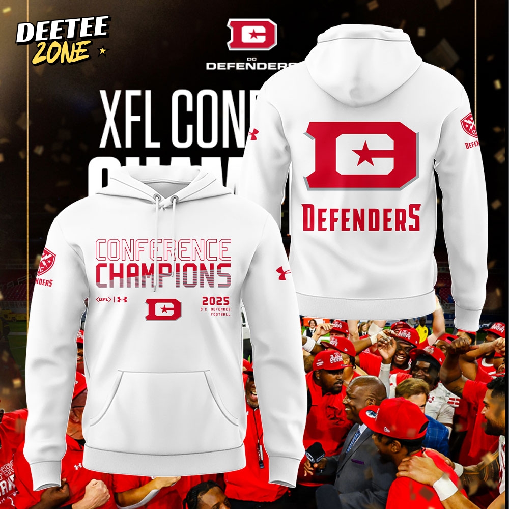 D.C. Defenders x Commander in Chief of the XFL Conference Special White Hoodie D.C. Defenders x Commander in Chief of the XFL Conference Special White Hoodie