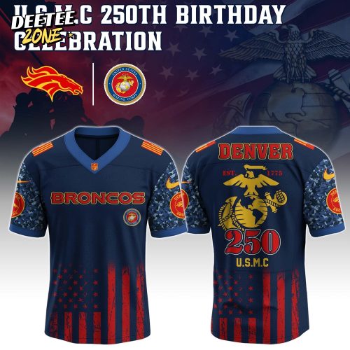Denver Broncos NFL x U.S.M.C 250th Birthday Celebration Jersey
