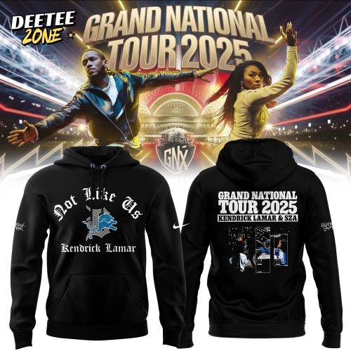 Detroit Lions x Kendrick Lamar x SZA Grand National 2025 Tour Hoodie – Limited Edition