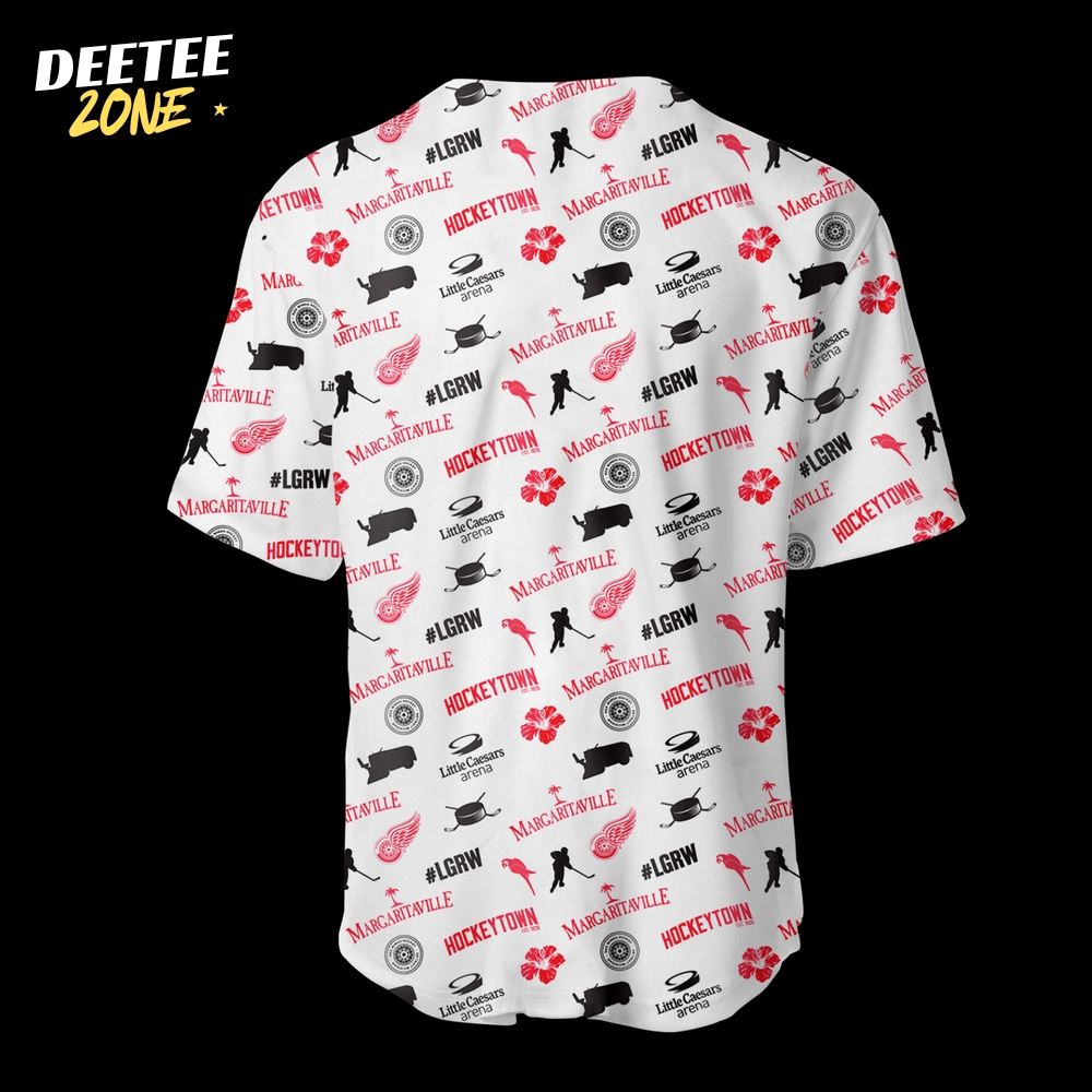 Detroit Red Wings x Margaritaville Night Limited Edition Hawaiian Shirt Detroit Red Wings x Margaritaville Night Limited Edition Hawaiian Shirt