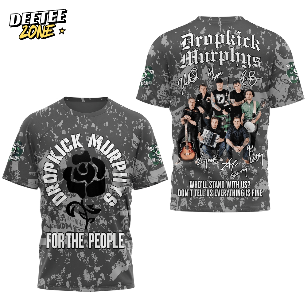 Dropkick Murphys For the People New Album 2025 Special Shirt Dropkick Murphys For the People New Album 2025 Special Shirt