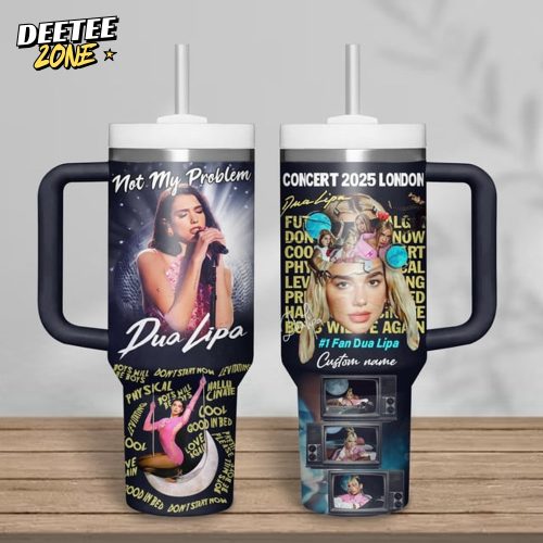 Dua Lipa Concert 2025 London Gift For Fans 40oz Stanley Tumbler