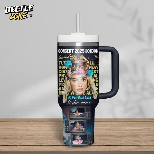 Dua Lipa Concert 2025 London Gift For Fans 40oz Stanley Tumbler