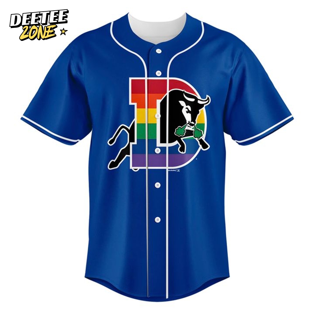 Durham Bulls Pride Month Personalized Baseball Jersey Durham Bulls Pride Month Personalized Baseball Jersey