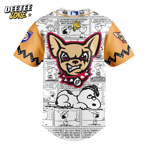 El Paso Chihuahuas 75th Anniversary of Peanuts Special Baseball Jersey