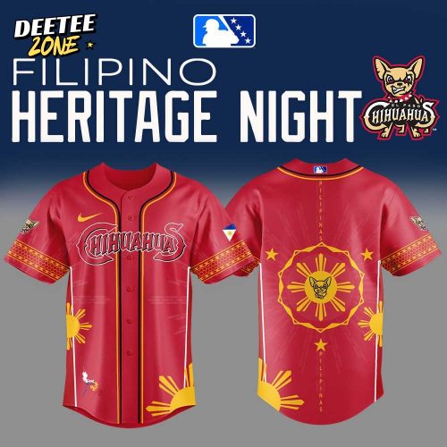 El Paso Chihuahuas Filipino Heritage Night Special Baseball Jersey