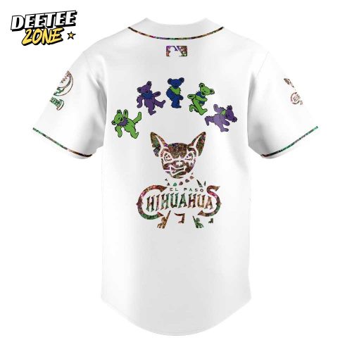 El Paso Chihuahuas Grateful Dead Night Special Baseball Jersey