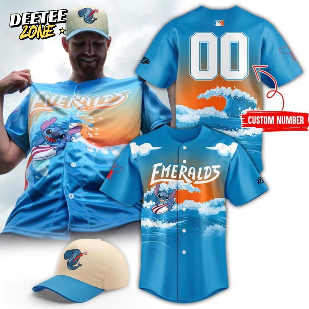Eugene Emeralds Lilo & Stitch Night Special New Baseball Jersey Eugene Emeralds Lilo & Stitch Night Special New Baseball Jersey