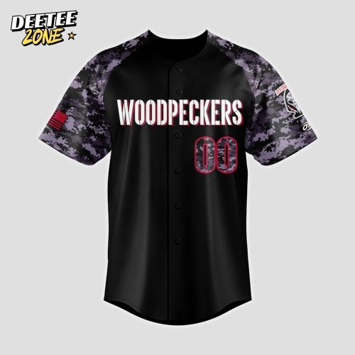 Fayetteville Woodpeckers “Black Ops is Black” 2025 Custom Jersey