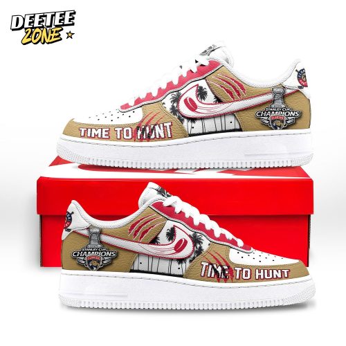 Florida Panthers 2025 Stanley Cup Champions “Time to Hunt” Special Air Force 1 Sneaker
