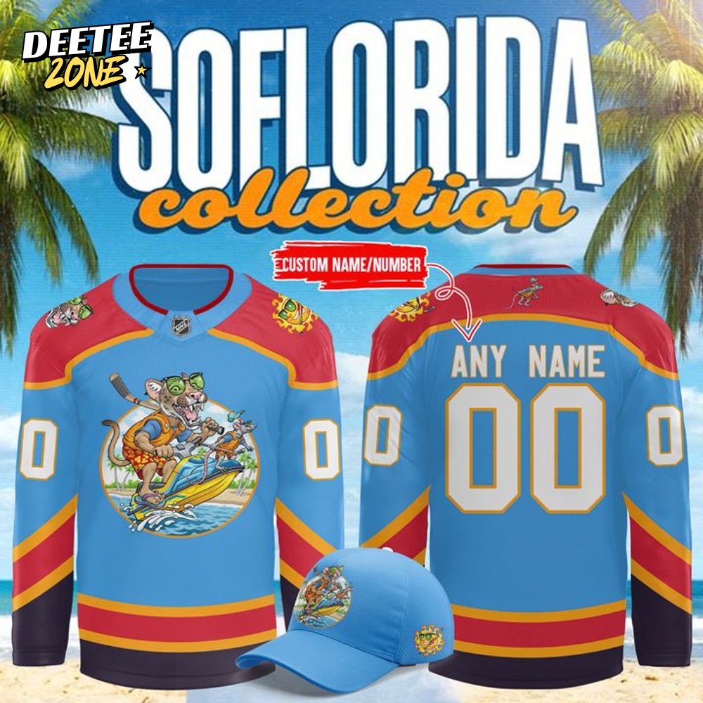 Florida Panthers SoFlorida Limited Personalized Hockey Jersey Florida Panthers SoFlorida Limited Personalized Hockey Jersey
