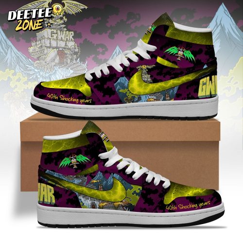 GWAR Band 40th Shocking Years Limited Edition Air Jordan 1 Sneakers
