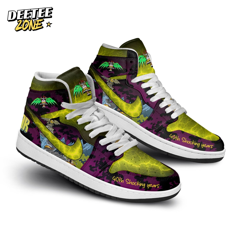 GWAR Band 40th Shocking Years Limited Edition Air Jordan 1 Sneakers GWAR Band 40th Shocking Years Limited Edition Air Jordan 1 Sneakers