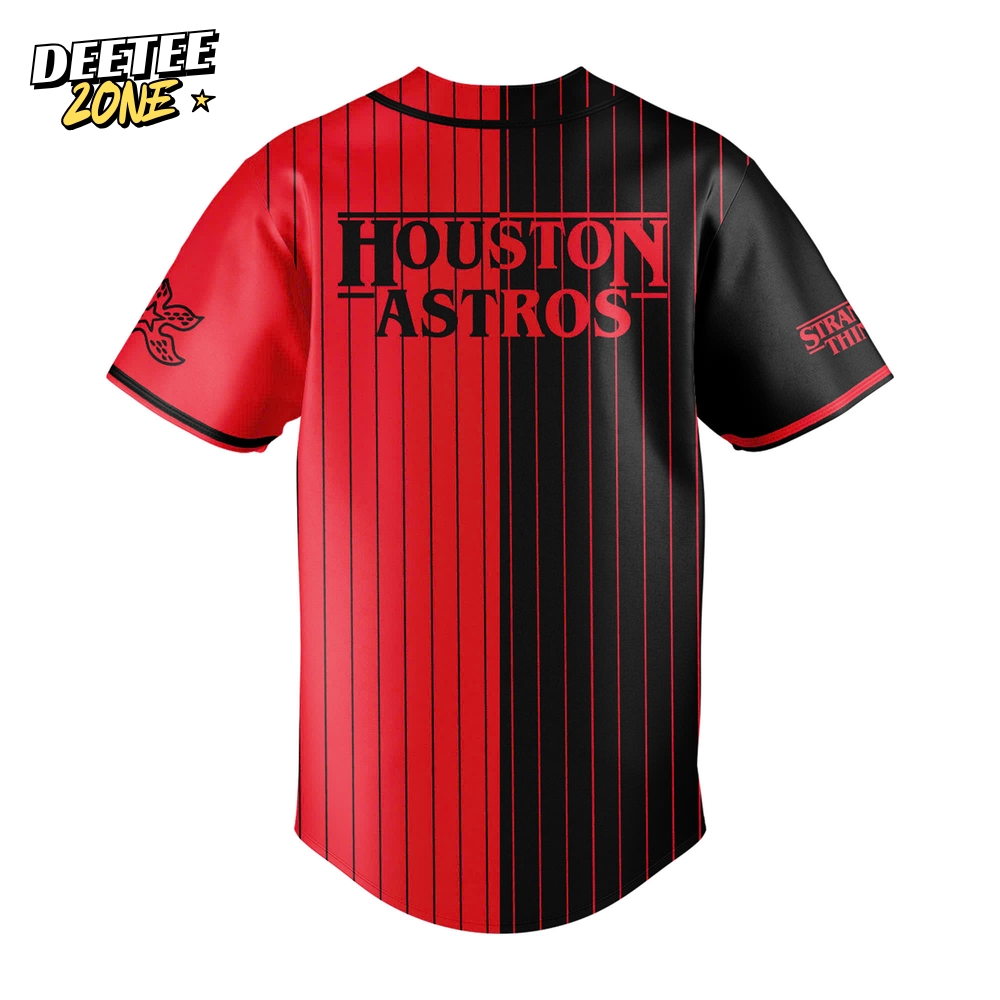 Houston Astros x Stranger Things Night Special Baseball Jersey Houston Astros x Stranger Things Night Special Baseball Jersey
