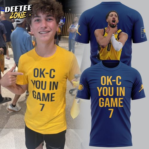 Indiana Pacers “OK-C You In Game 7” Special Edition Blue Shirt