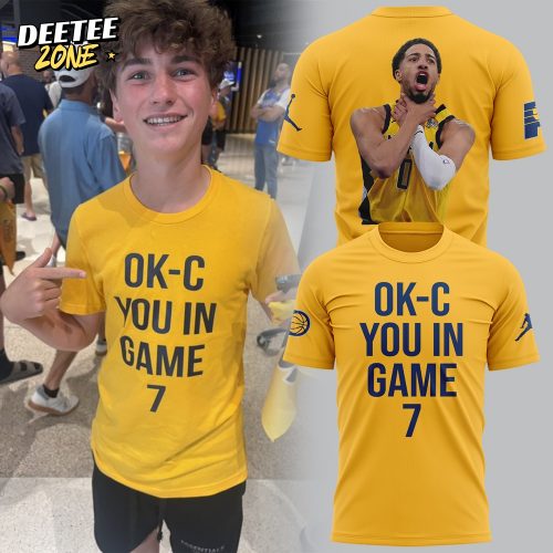 Indiana Pacers “OK-C You In Game 7” Special Edition Yellow Shirt